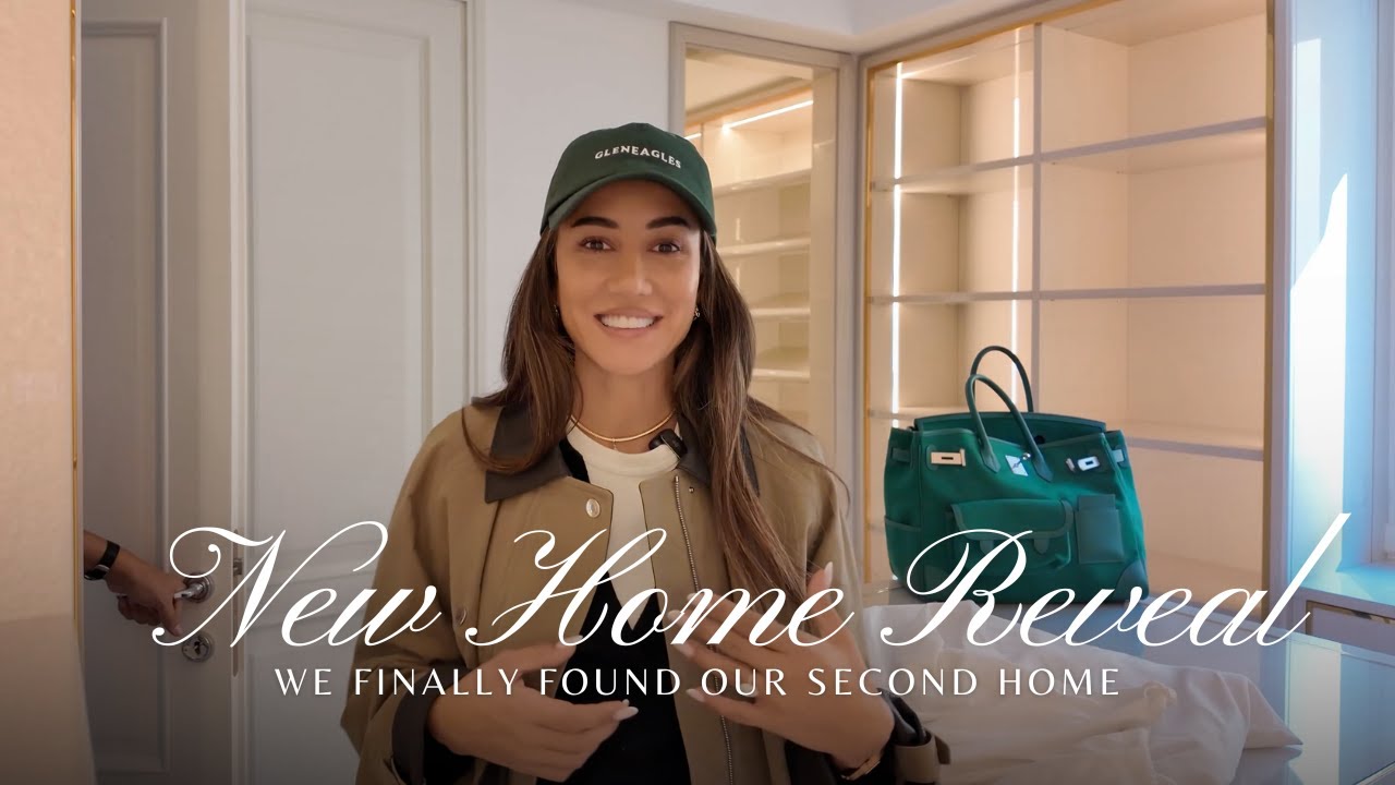 YouTube post by @TamaraKalinic for Klarna. Caption reads: A New Chapter Begins… Our Home Base Reveal.