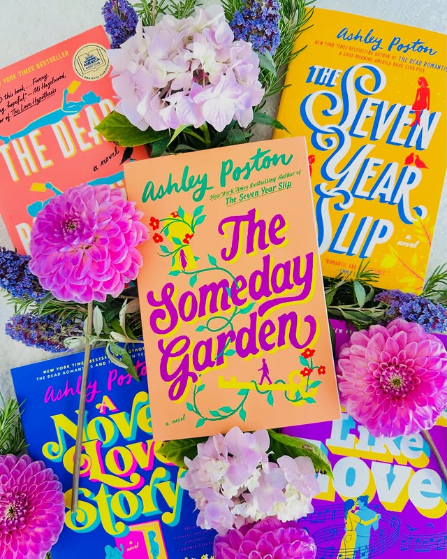 Instagram post by @daisyandmebooks for Berkley Romance. Caption reads: 🌷𝓣𝓱𝓮 𝓢𝓸𝓶𝓮𝓭𝓪𝔂 𝓖𝓪𝓻𝓭𝓮𝓷🌼❓Favorite....