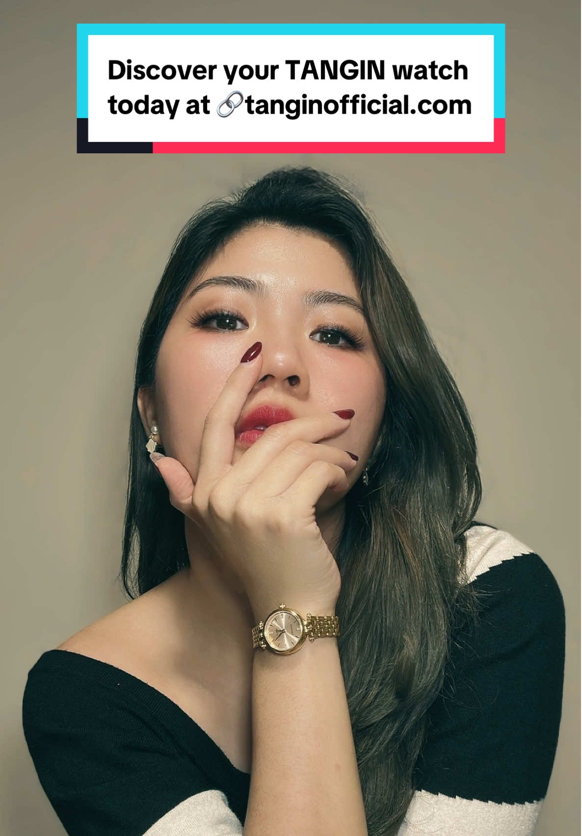 TikTok post by @djellenn for Partipost. Caption reads: TIMELESS ELEGANCE ON MY WRIST! I'm obsessed with....