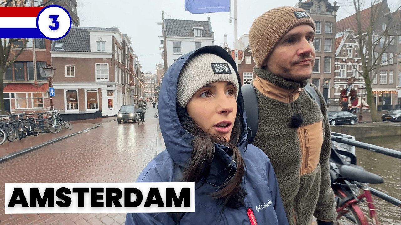 YouTube post by @HakunaMatataxelmundo for Civitatis. Caption reads: 24 HOURS in AMSTERDAM: a surprising city (and not....