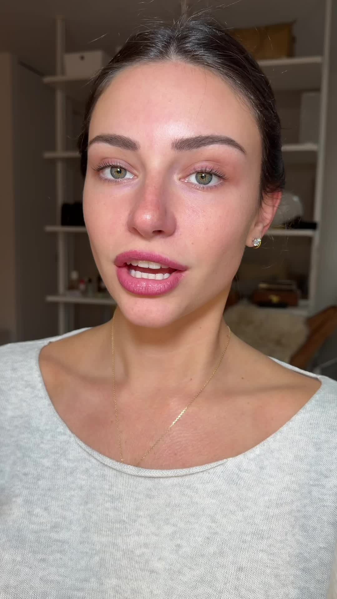 TikTok post by @snopfywurld for Clinique. Caption reads: How to prep your face for perfect makeup....