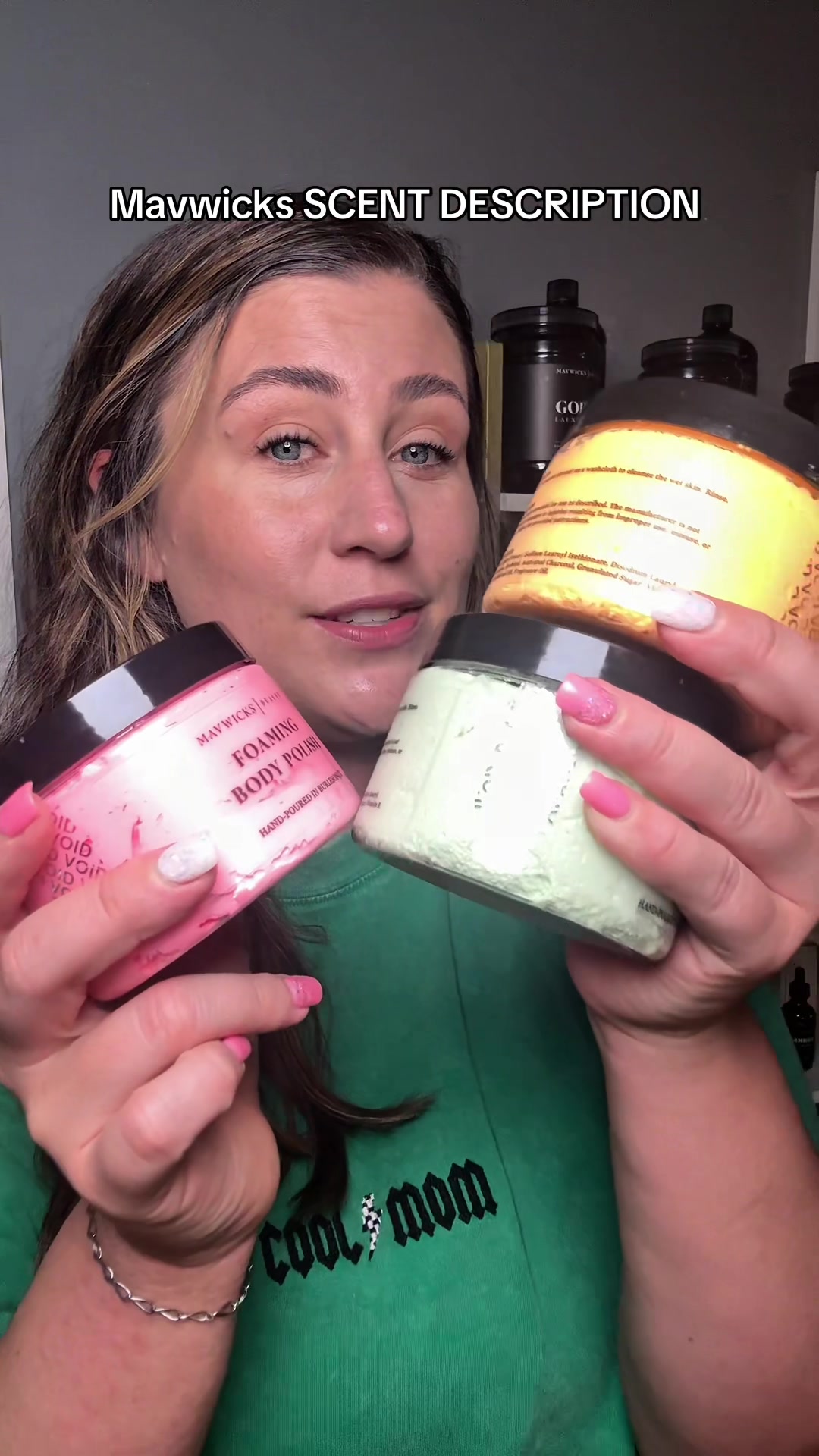TikTok post by @jenniseymour for Mavwicks Fragrances. Caption reads: [...] I need you to feel the scent @Mavwicks....