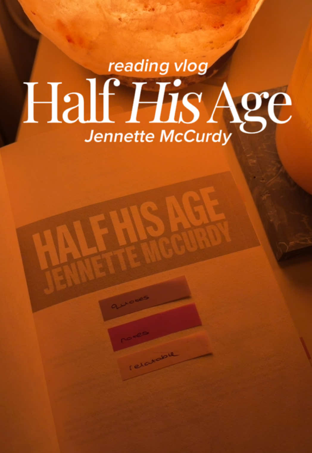 TikTok post by @evieschapters for HarperCollinsUK. Caption reads: Replying to @CharsCosyCorner | Booktok 📚 Half His....