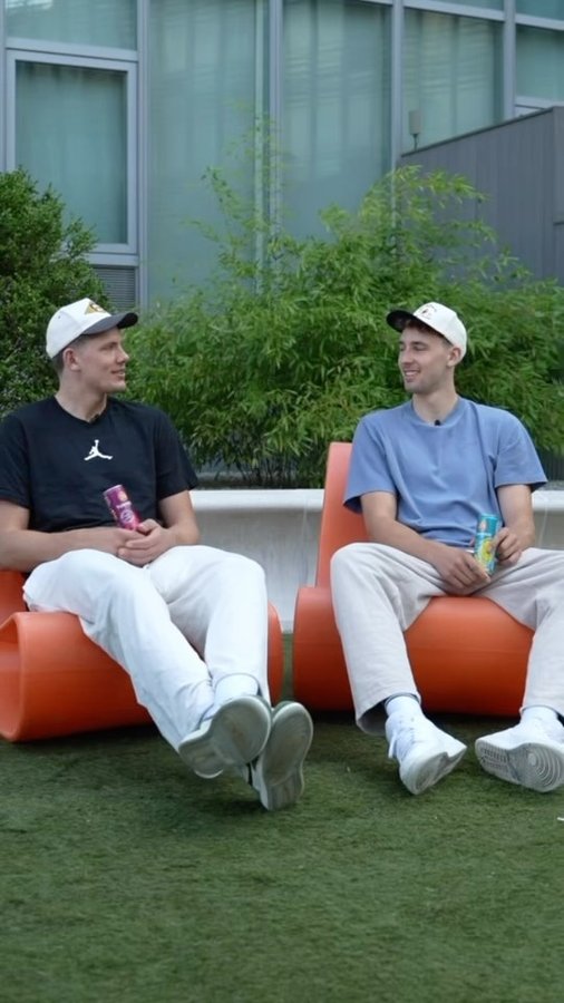 Instagram post by @franz_weasley for Drink ZYN. Caption reads: Excited to announce my and @moritz_weasley....