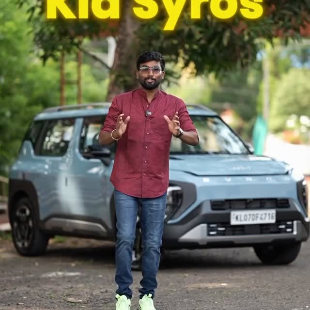 Instagram post by @yellowghost_6666 for Kia. Caption reads: The Kia Syros has officially earned a 5-Star....
