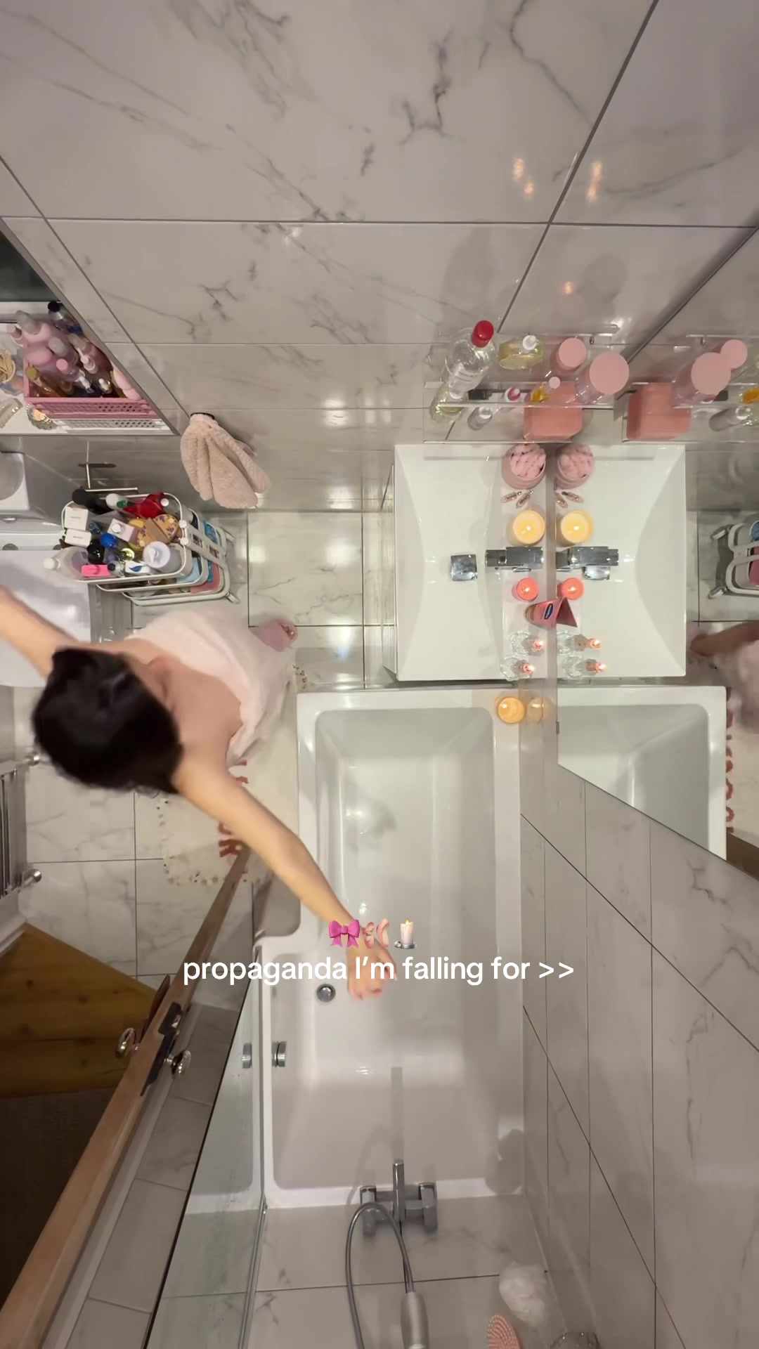 TikTok post by @annasbeautyworld__ for Vaseline. Caption reads: ad summer glow in a bottle with the @Vaseline very....
