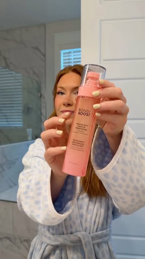 Instagram post by @laurenloveless for BondiBoost. Caption reads: miracle mist is RIGHT @bondiboost ✨🥲 less....