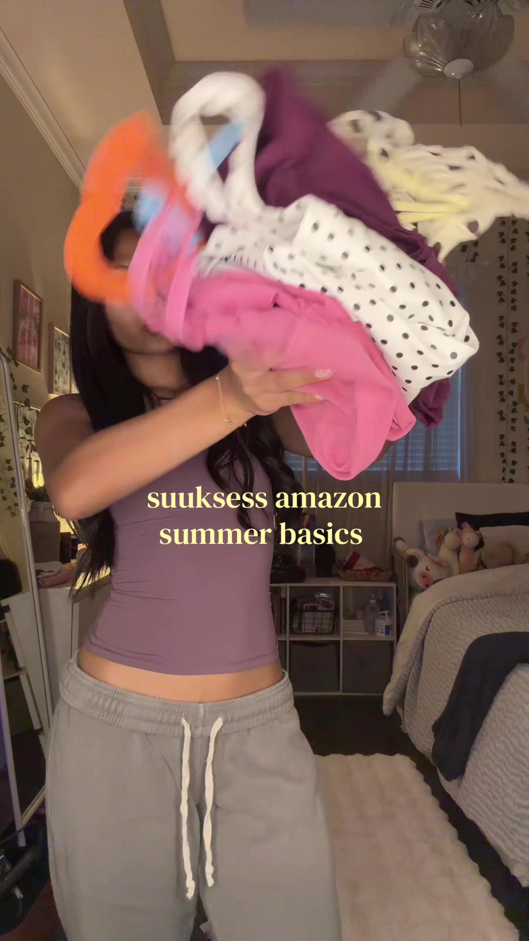 TikTok post by @cardinkiim for SUUKSESS. Caption reads: [...] linked in my amazon storefront in bio!....