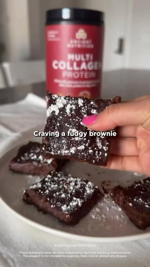 Instagram post by @well.n.strong for Ancient Nutrition. Caption reads: [...] the chocolate craving hits!! 🍫 Ancient....