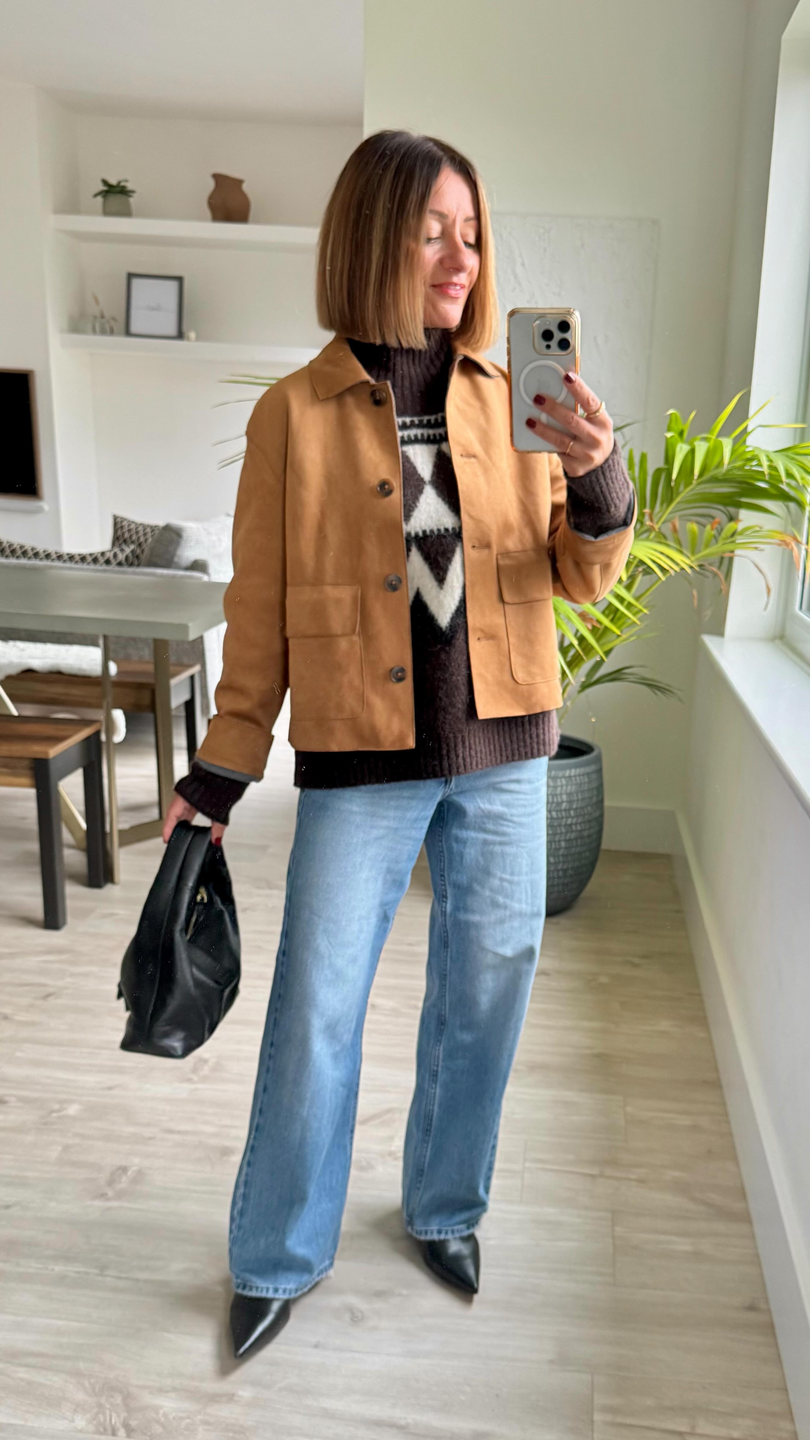 Instagram post by @missionstyle_ for River Island. Caption reads: This knit has patiently waited in the....