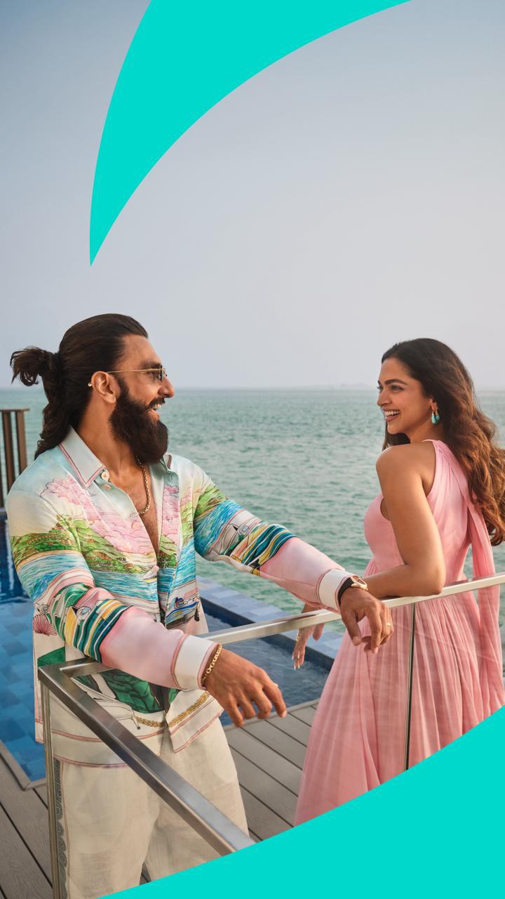 Instagram post by @deepikapadukone for Visit Abudhabi. Caption reads: This escape felt almost unreal @ranveersingh....