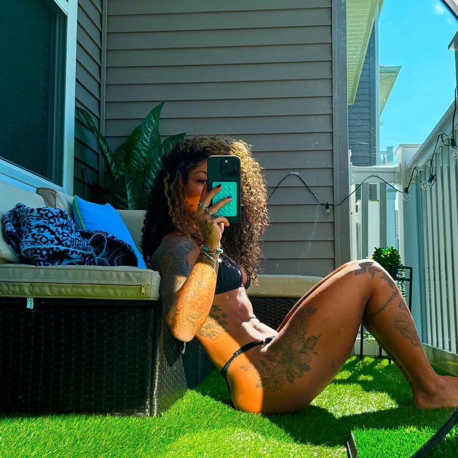 Instagram post by @ashleyshack for Sleek Fit Jewelry. Caption reads: missing the warmer days 😭

use and abuse code:....