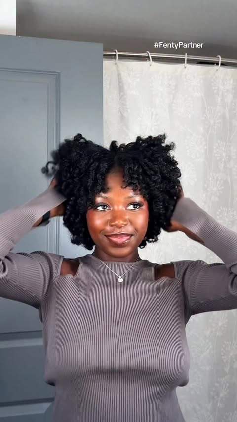 Instagram post by @celestialjojo for FENTY HAIR. Caption reads: [...] 9-in-1 Treatment Oil is available now....