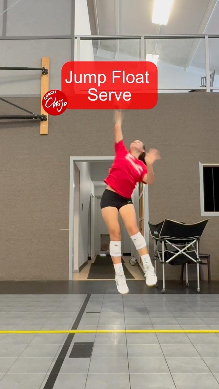 Instagram post by @coachchijo for VKTRY Gear. Caption reads: Jump Float Serve

@teamvktry....