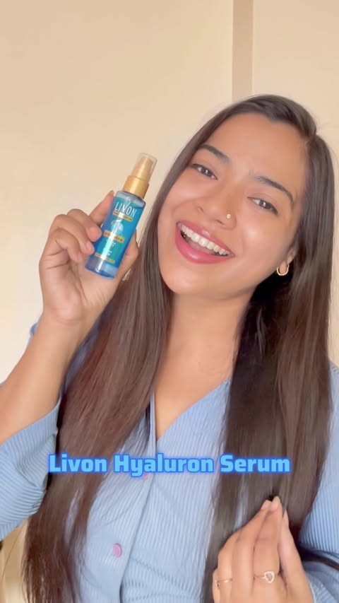 Instagram post by @drtridishapathak for Livon. Caption reads: [...] we have a whole new personality✨....