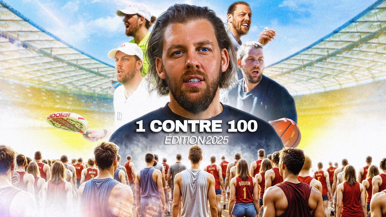 YouTube post by @pierrecroce for Holy Squad. Caption reads: 1 contre 100 : Je risque ENCORE 100 000 euros.