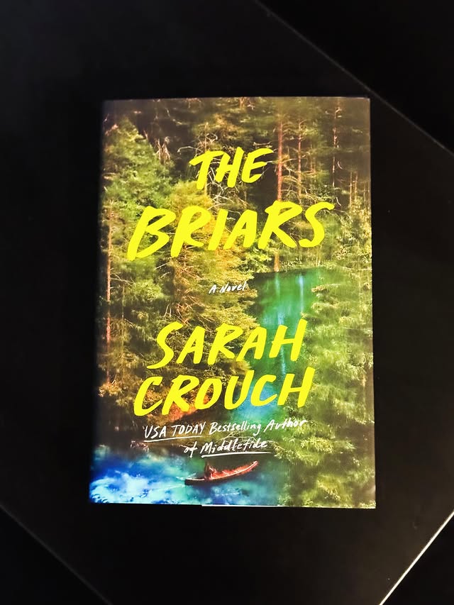 Instagram post by @shopcoffeekids for Atria Books. Caption reads: An atmospheric mystery unfolds in The Briars by....