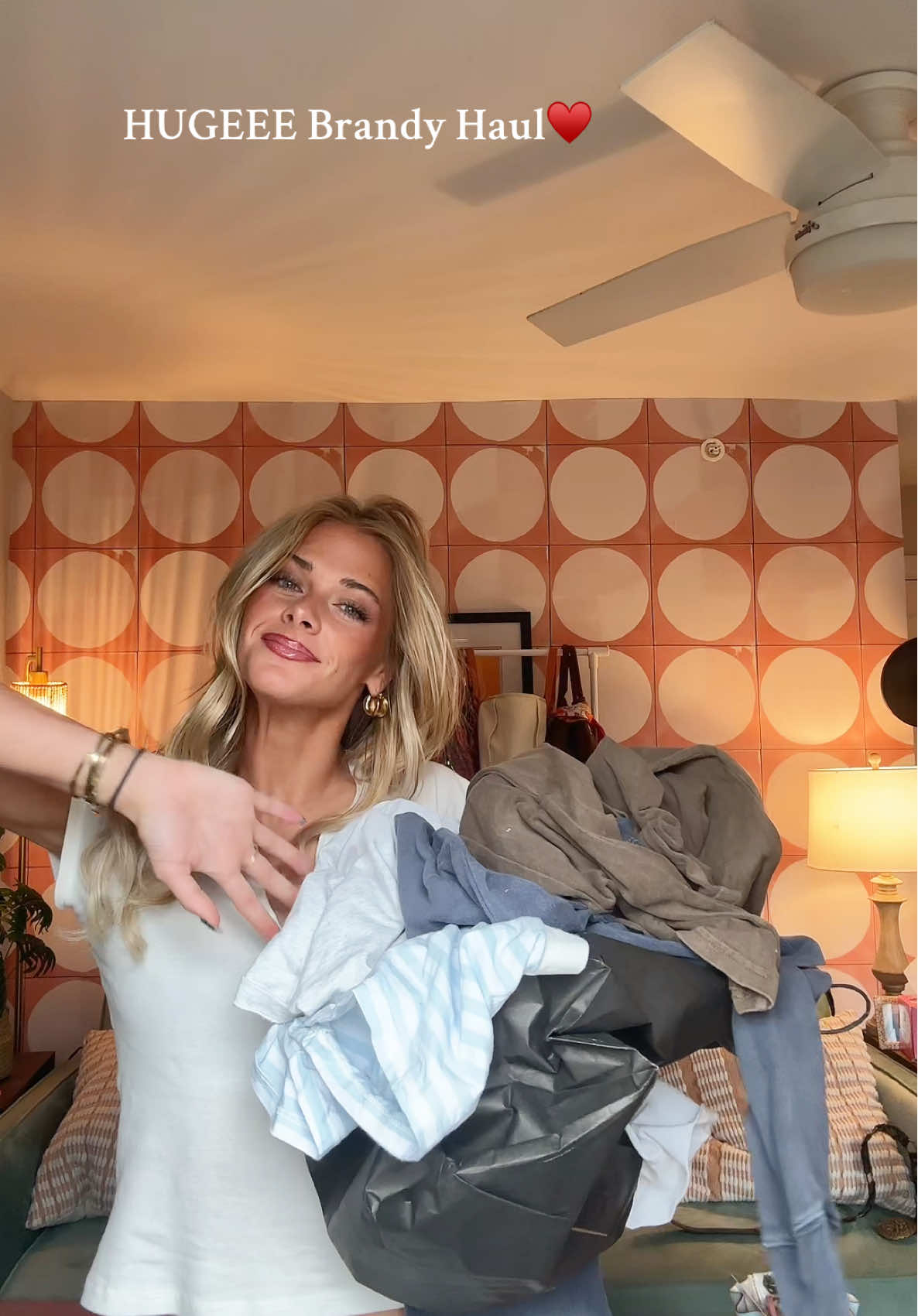 TikTok post by @morganhardyyy for Brandy Melville. Caption reads: It added up quickly let me say @Brandy Melville i....