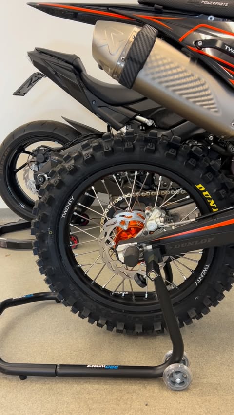 Instagram post by @sammylundin for Xlmoto. Caption reads: [...] new and improved version. Link in bio!....