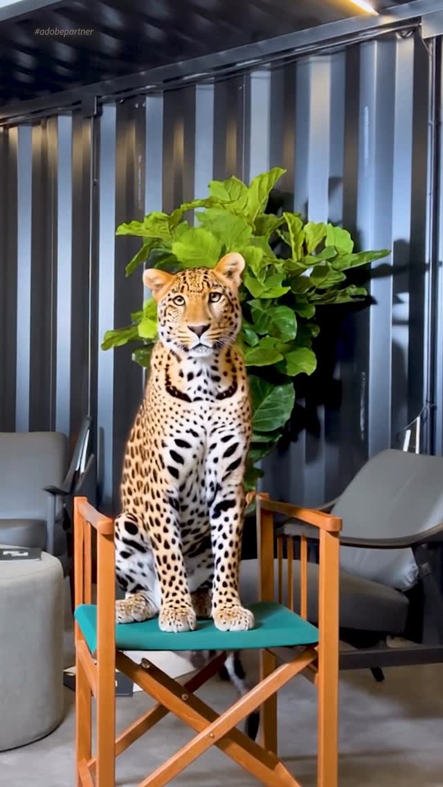 Instagram post by @immadsal for Adobe Photoshop. Caption reads: Unlimited generations means unlimited creativity!....