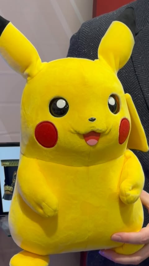 Instagram post by @playliverepeat for Target Style. Caption reads: He’s so cute! ⚡️⚡️Pikachu is finally available for....