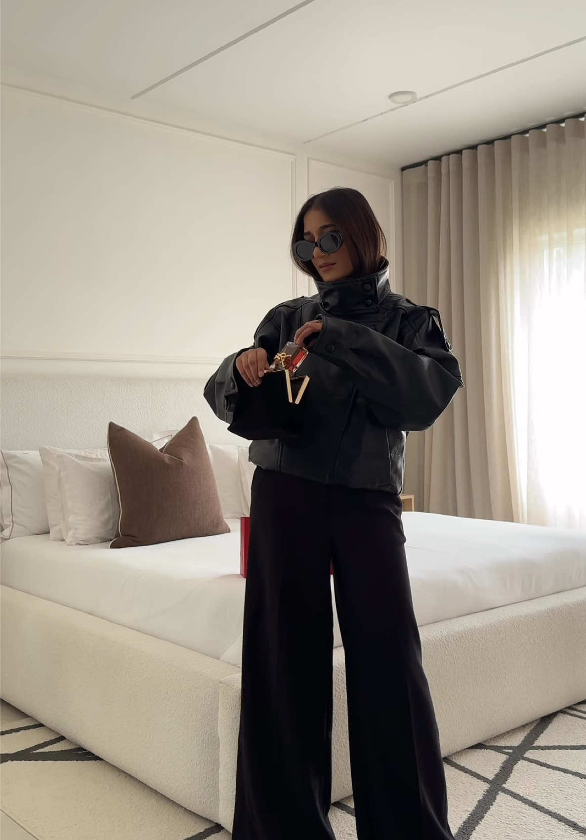 TikTok post by @rizdhoda for Edgars. Caption reads: [...] feminine, unforgettable. #ad Shop now....