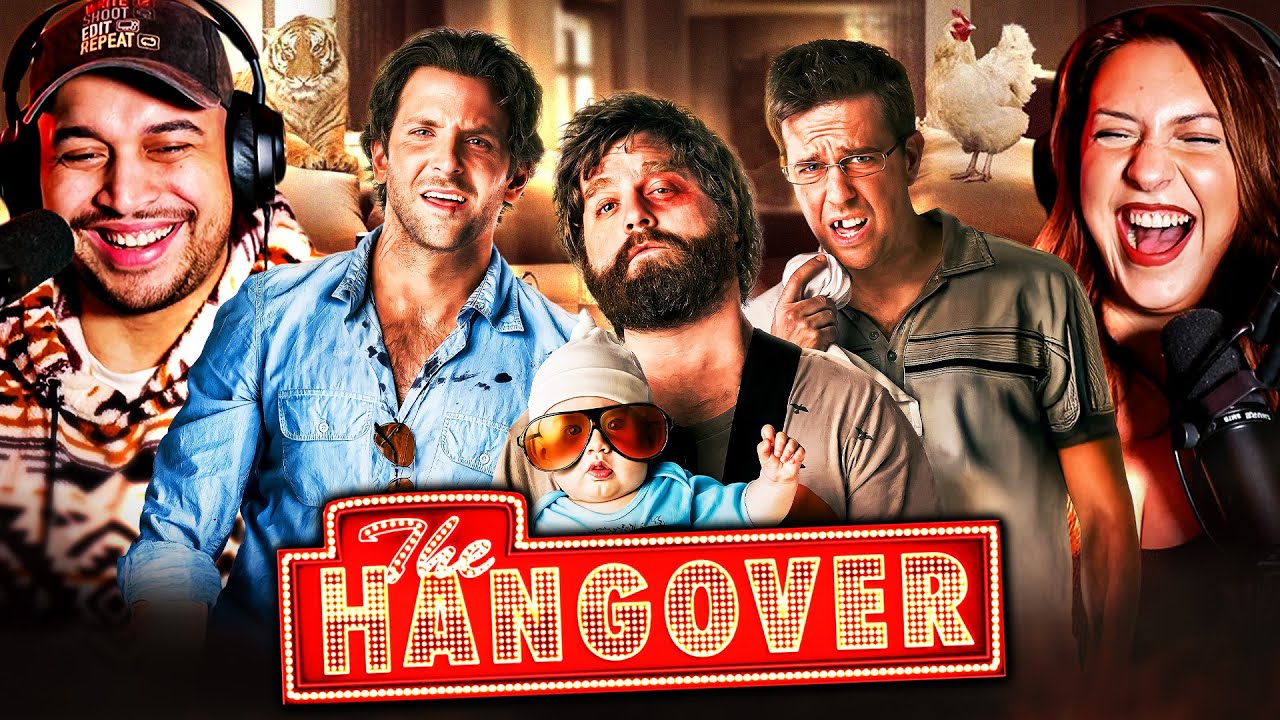 YouTube post by @OfficialMediaKnights for Helix Sleep. Caption reads: THE HANGOVER (2009) MOVIE REACTION – DIDN’T EXPECT....