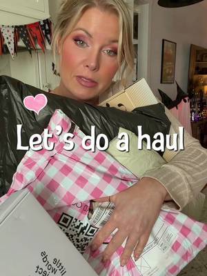 TikTok post by @good_moms_say_badwords for Imilybela. Caption reads: Let’s do a HAUL because we haven’t done one in a....