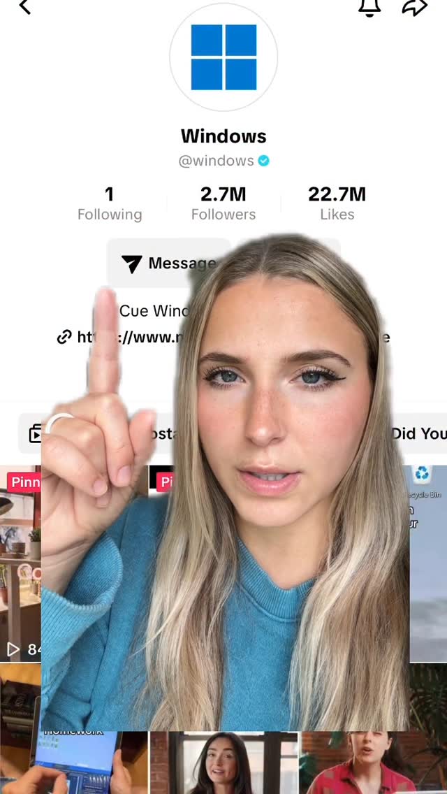 Instagram post by @emilyzugay for Windows. Caption reads: [...] gift, bestie. I will wear them with honor....