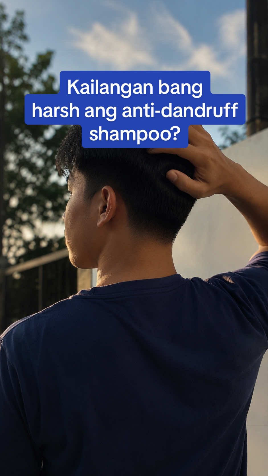 TikTok post by @marceline.docix for Head & Shoulders Philippines. Caption reads: [...] ✨ #ad #sponsored #Dandruff @Head & Shoulders....
