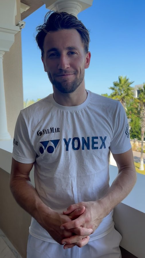 Instagram post by @casperruud for SAMSONITE. Caption reads: See you soon in Melbourne - Australia. For more....