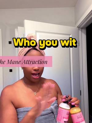 TikTok post by @hanginwithms.rach for The Mane Attraction. Caption reads: [...] right wash day routine! 🫧✨ The @The Mane....