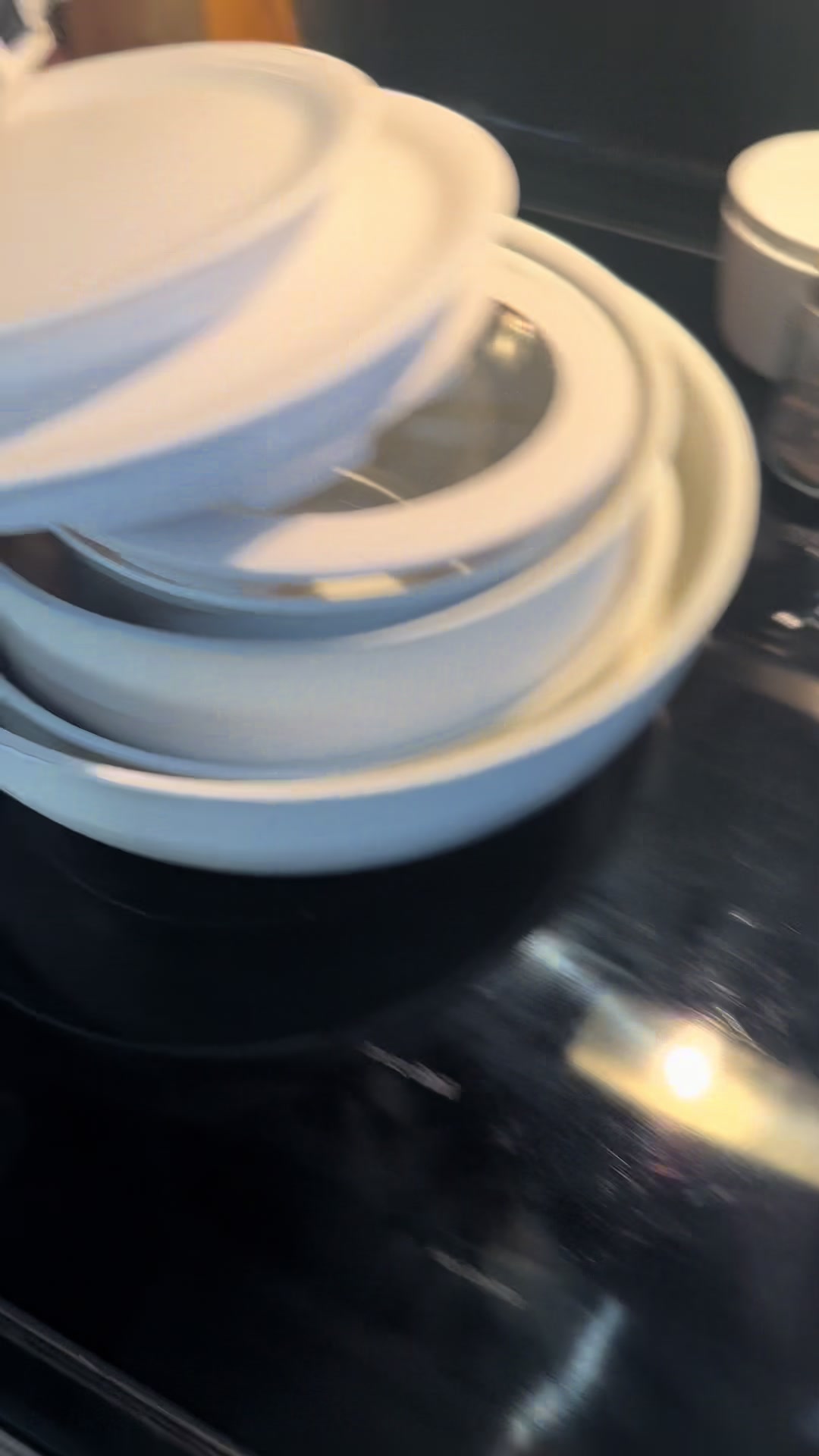 TikTok post by @joniemann for T-fal USA. Caption reads: First time trying out my new pans @T-fal USA #pots....