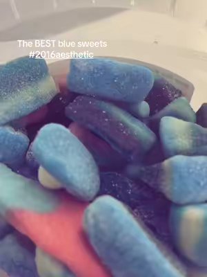 TikTok post by @vlogsandhauls_x for Exploded Sweets. Caption reads: @Exploded Sweets #2016#bluesweets #linkedbelow....