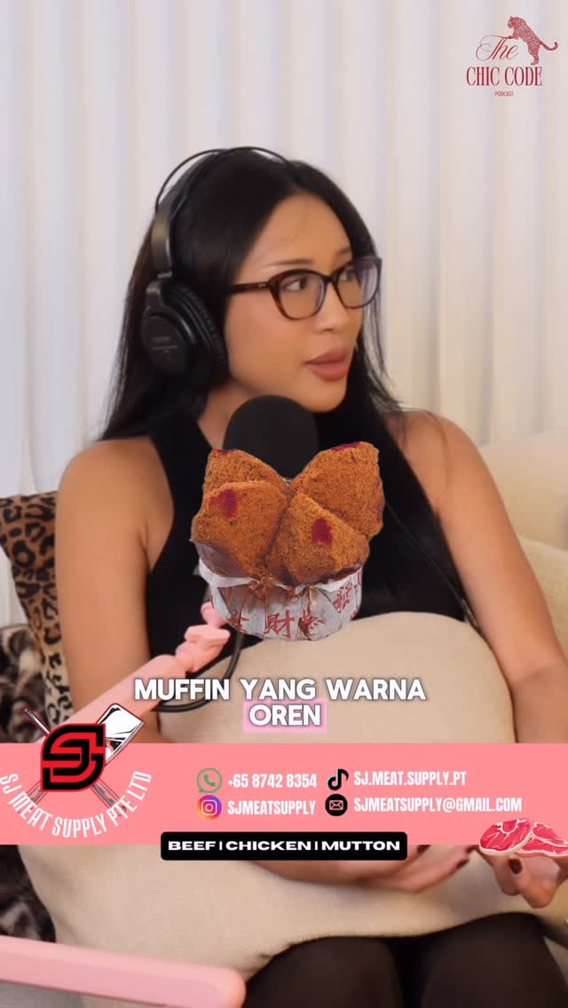 Instagram post by @wirdaelliesa for SJ MEAT SUPPLY PTE LTD. Caption reads: Genuinely curious!! Kita boleh makan ke kuih tu....