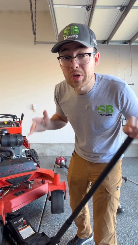 Instagram post by @sbmowing for TRUEWERK. Caption reads: [...] just need workwear that can keep up,....