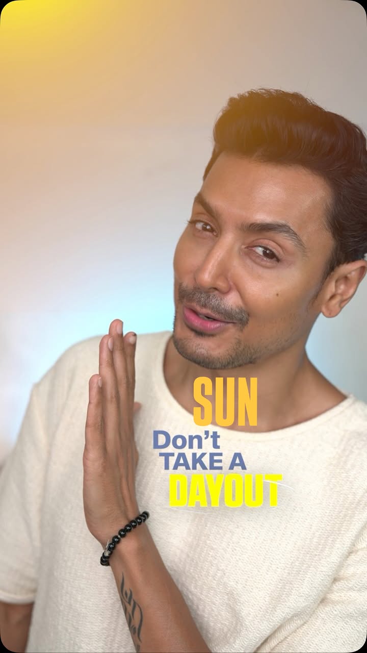 Instagram post by @anujchhajerh for Plum Goodness. Caption reads: Does your sunscreen do what mine does? ☀️✨

Why....