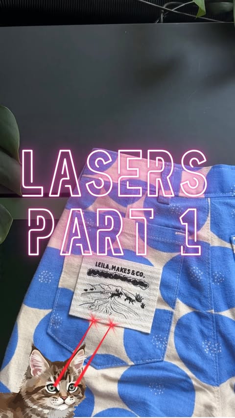 Instagram post by @leila.makes for xTool. Caption reads: [...] into screenprinting w a twist 🌪️....