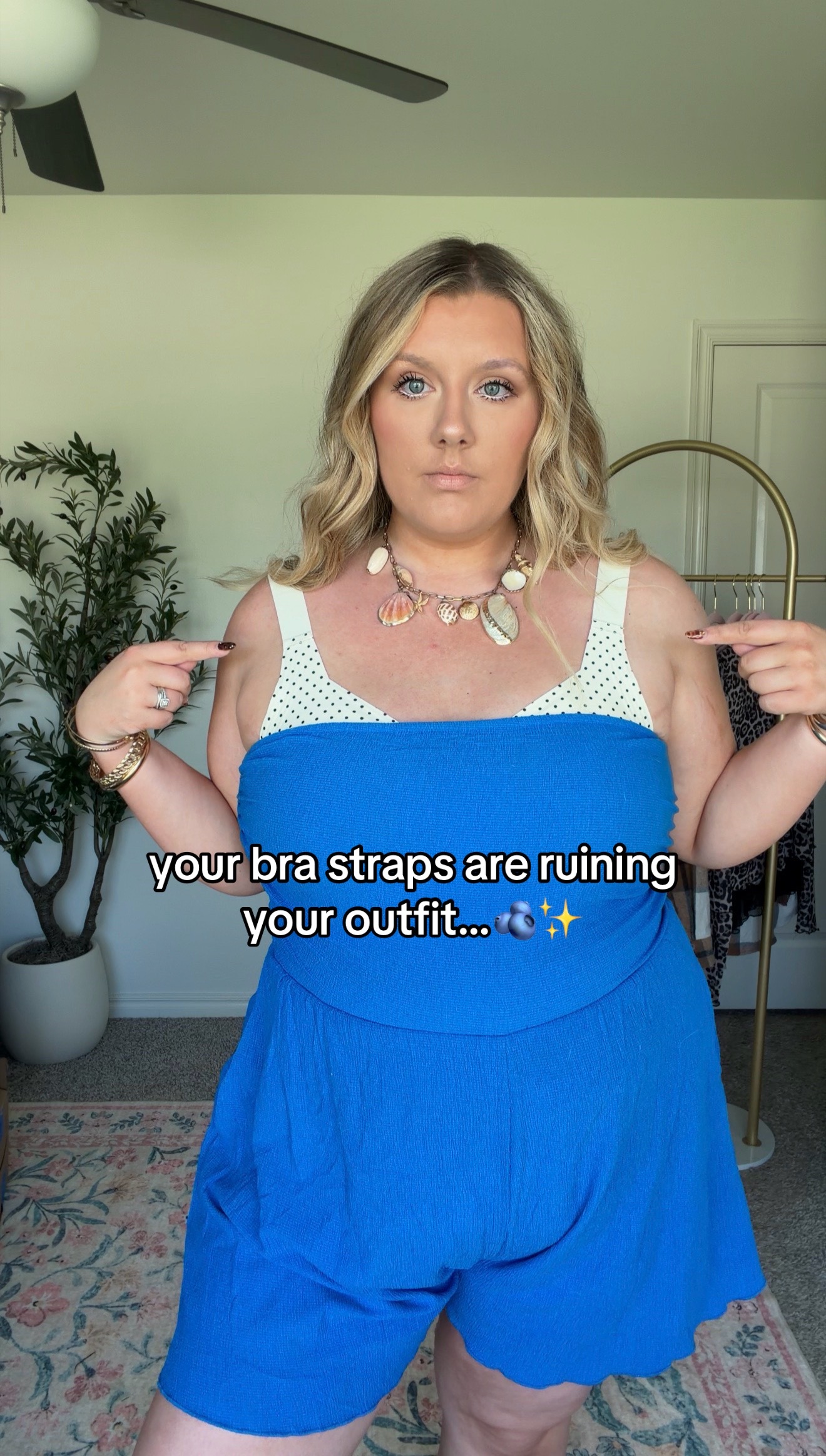 TikTok post by @joceyfash for HSIA. Caption reads: [...] coverage without ruining your outfit!....