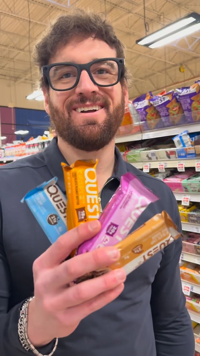 Instagram post by @foodyfellowship for Quest Nutrition. Caption reads: [...] like a genius friends courtesy of....