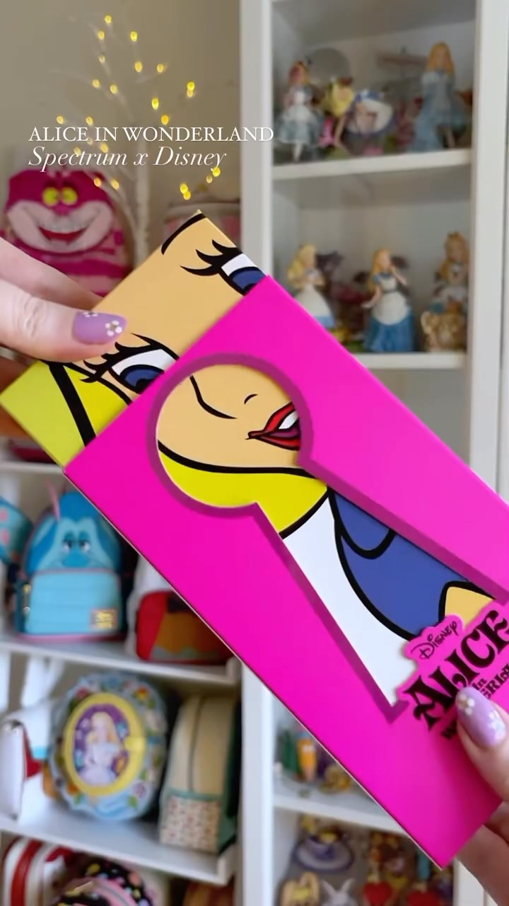 Instagram post by @alicecollectoruk for Spectrum Collections. Caption reads: Unbox our Alice in Wonderland Stay Curious Bundle....