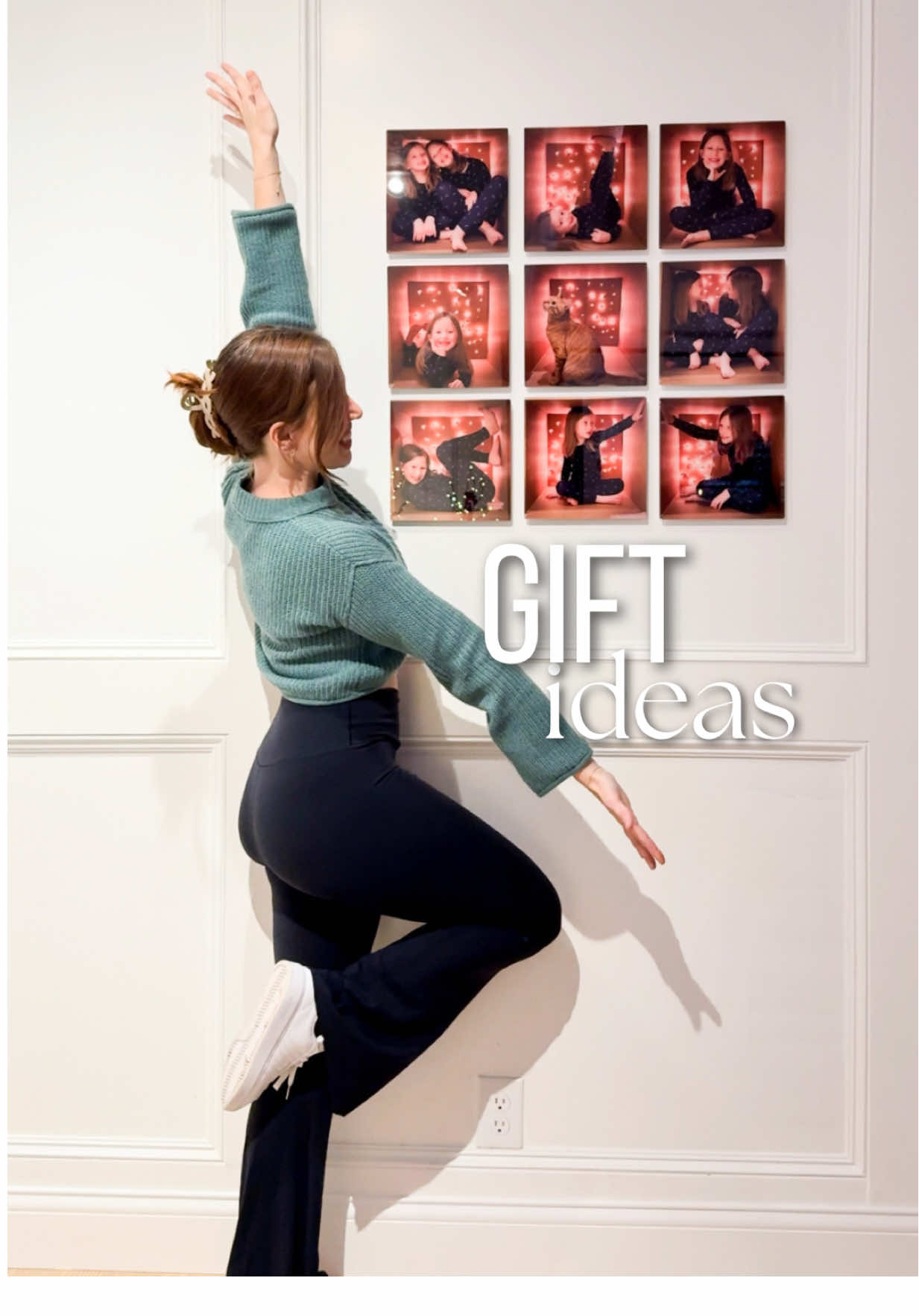 TikTok post by @a.dabbled.dwelling for Walgreens. Caption reads: Christmas gift panic? Grab a cardboard box and....