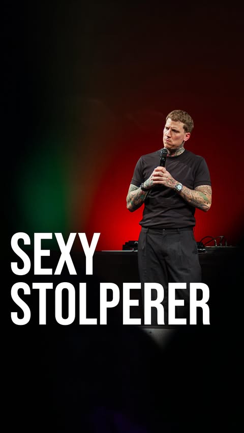 Instagram post by @fabio_landert for air up. Caption reads: Sexy Stolperer 😂

#fabiolandert #comedy #schweiz....