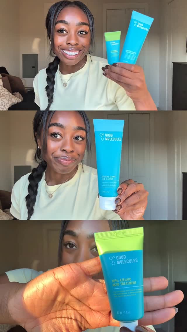 Instagram post by @ericaogwumike for Good Molecules. Caption reads: As a dermatology resident physician, I feel like....