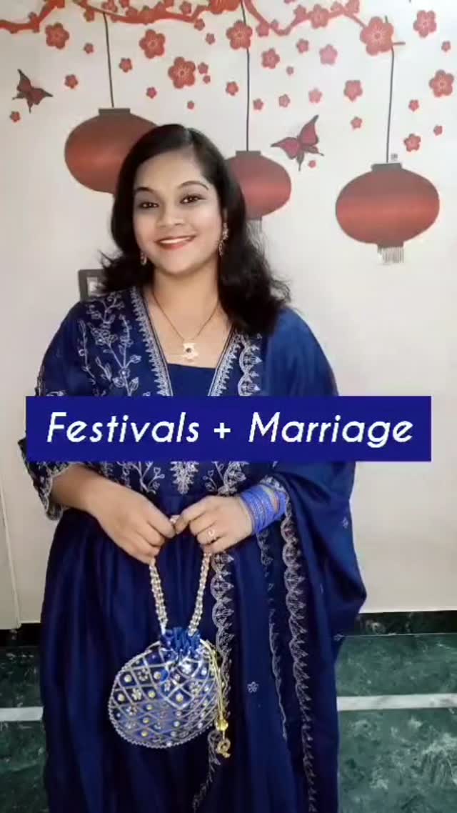 Instagram post by @luvkhush4823 for EVEREVE. Caption reads: Festive and Marriage season are just started and....