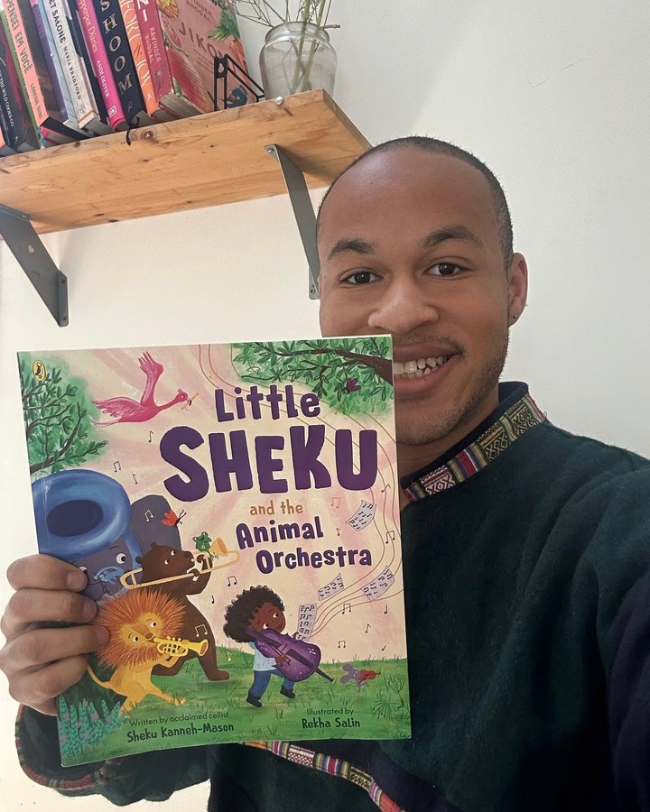 Instagram post by @shekukannehmason for Puffin Books. Caption reads: I am so happy to announce that my debut children’s....