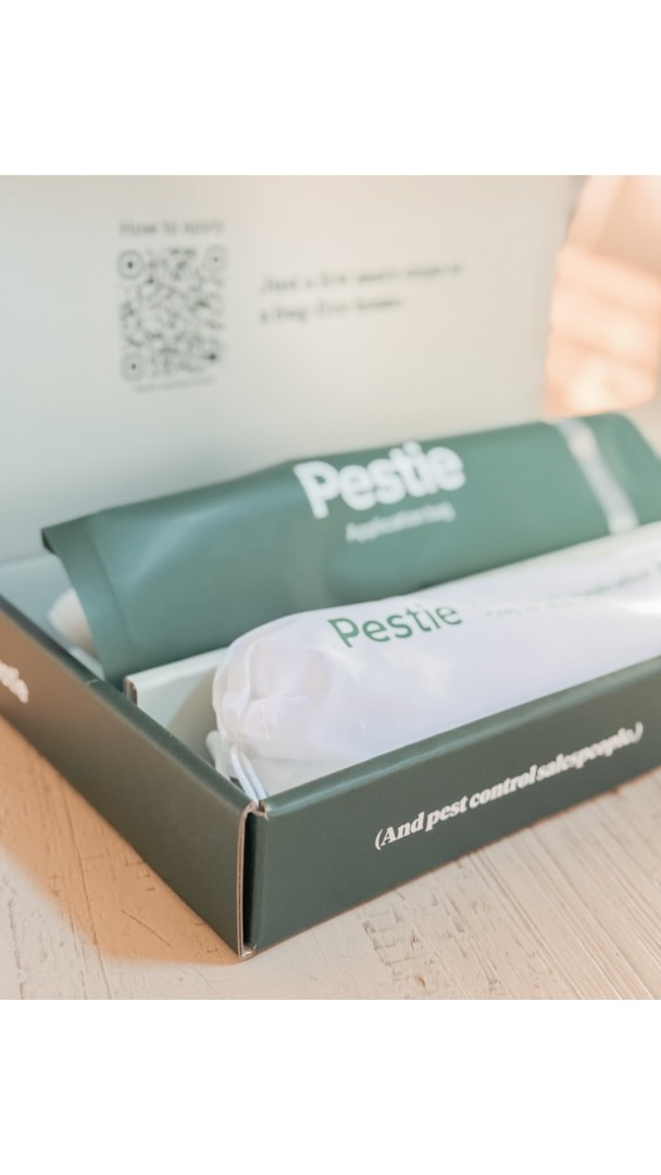 Instagram post by @thezabfam for Pestie. Caption reads: [...] is so easy and affordable thanks to @pestie!....