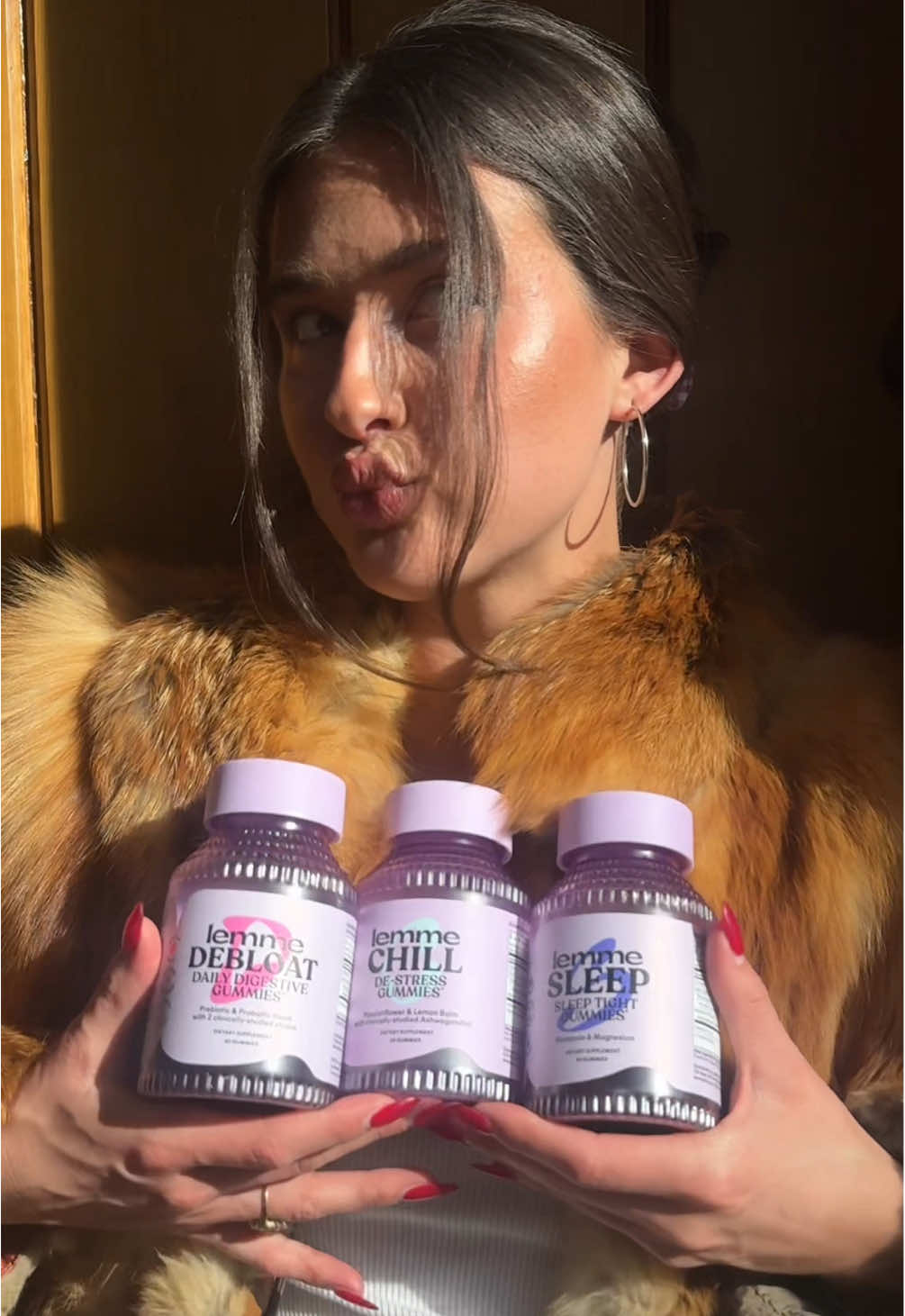 TikTok post by @ashlynnrudzinski for Lemme. Caption reads: [...] me — leaning into a simple reset with @lemme....