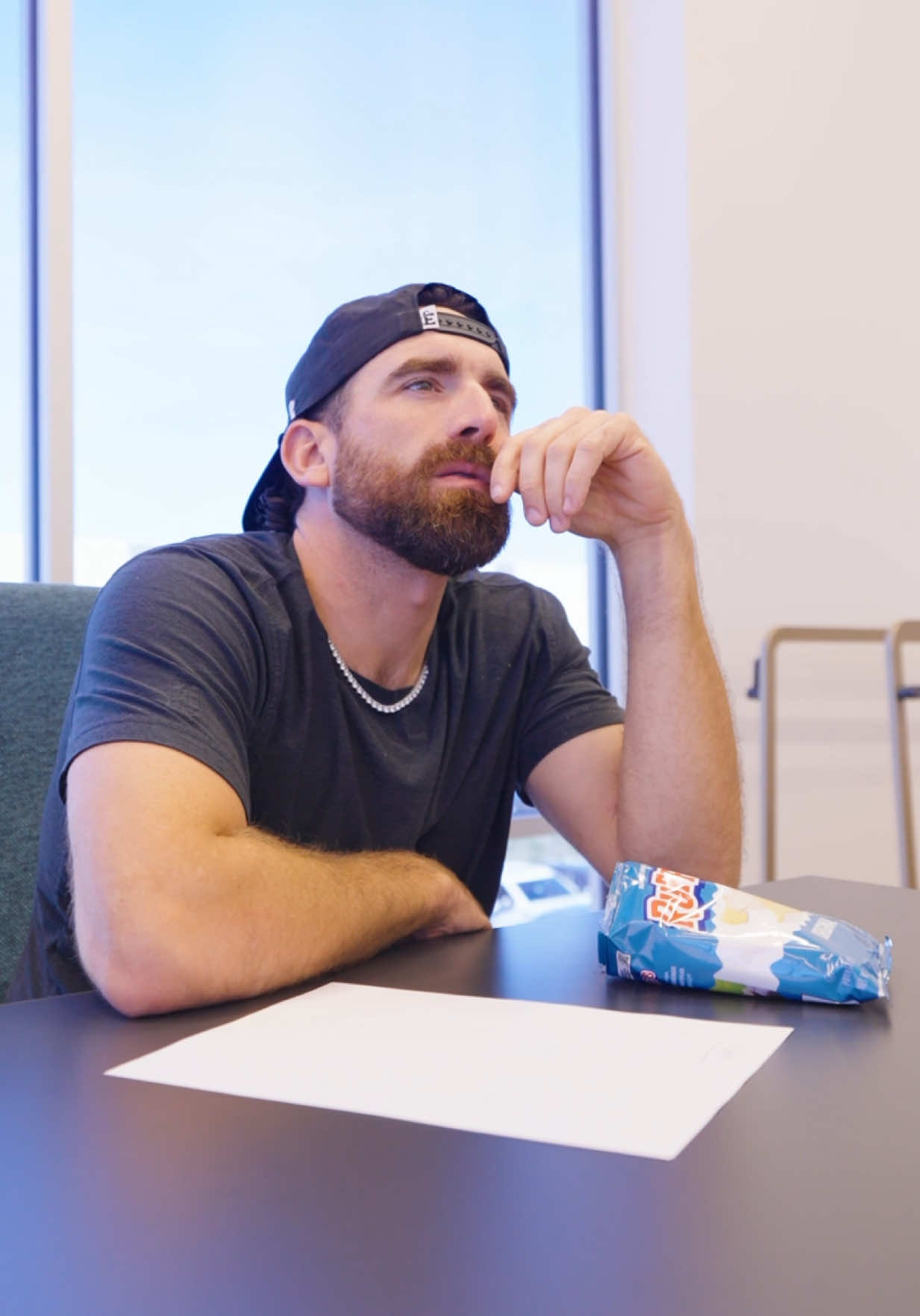 TikTok post by @dudeperfect for Ruffles. Caption reads: We teamed up with @RUFFLES for the next flavor....