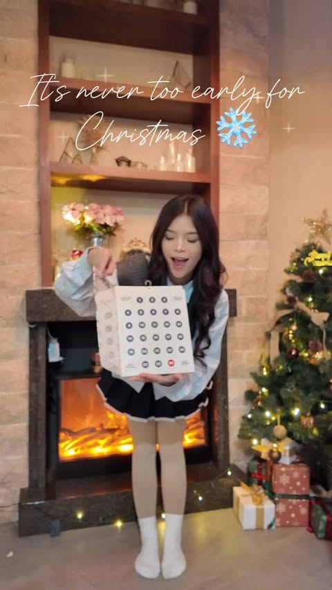 Instagram post by @yemimaimanuel for Crocs. Caption reads: Counting down to Christmas with Jibbitz Advent....